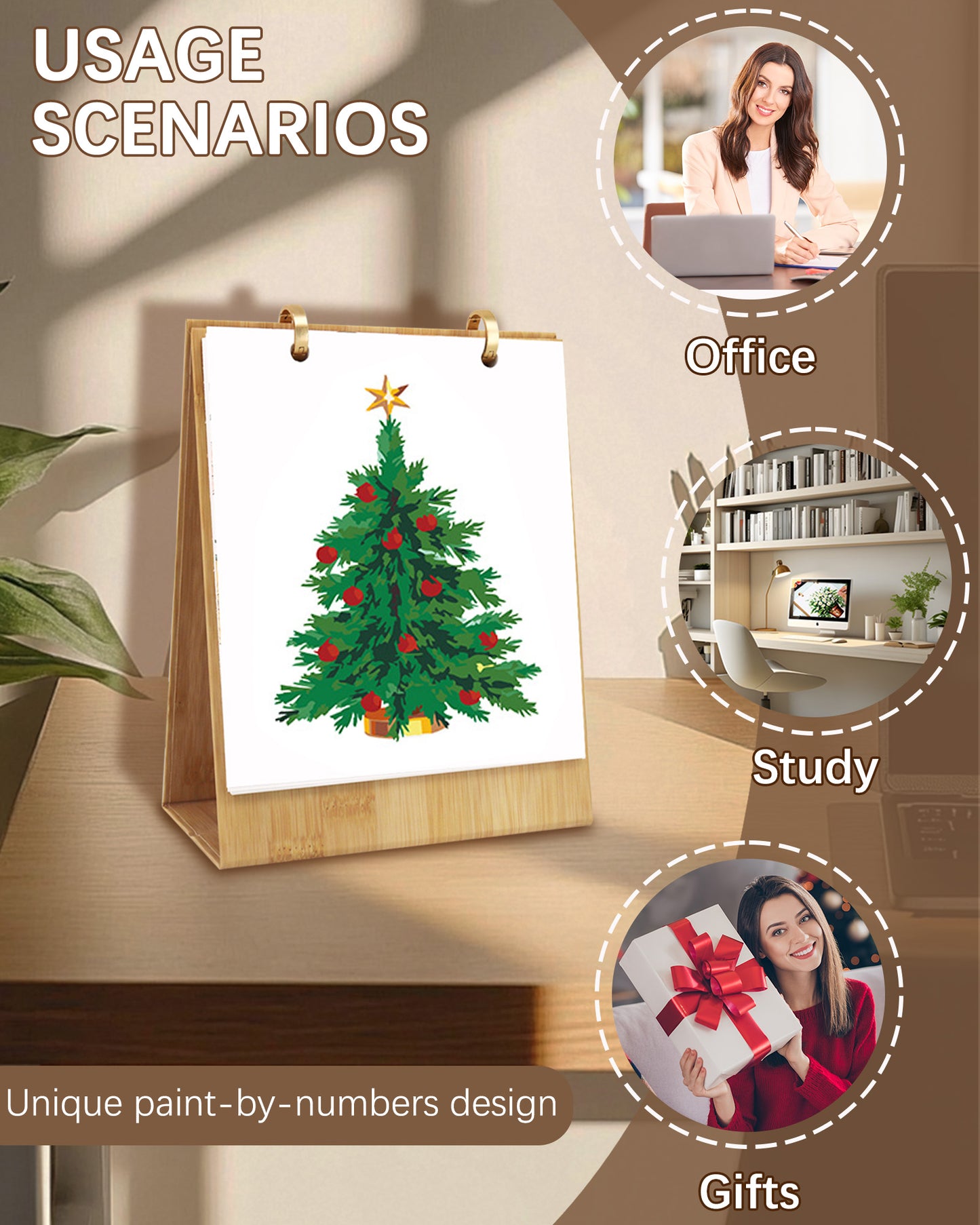 2026 Paint by Numbers Calendar (Christmas)