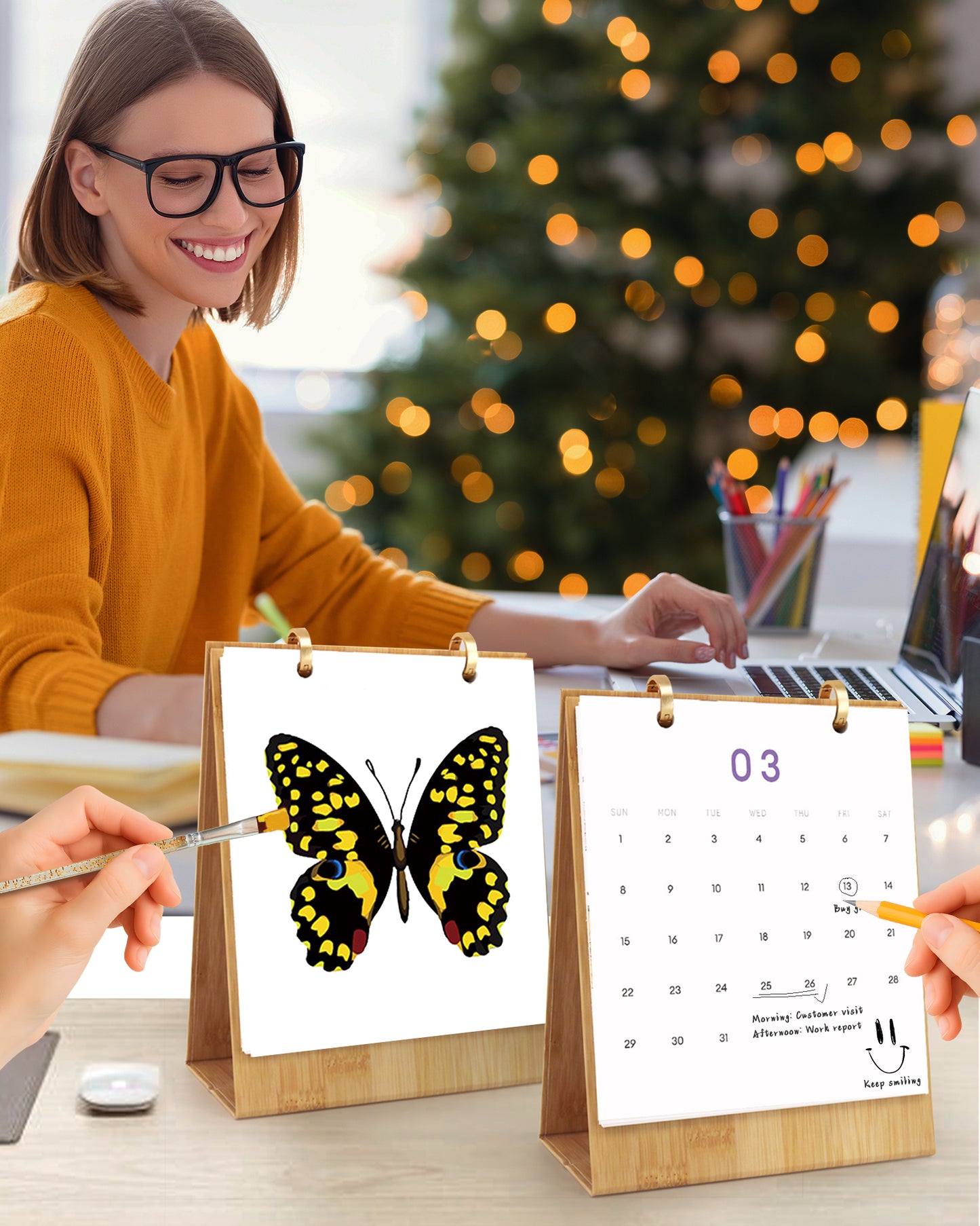 2026 Paint by Numbers Calendar (Butterflies)