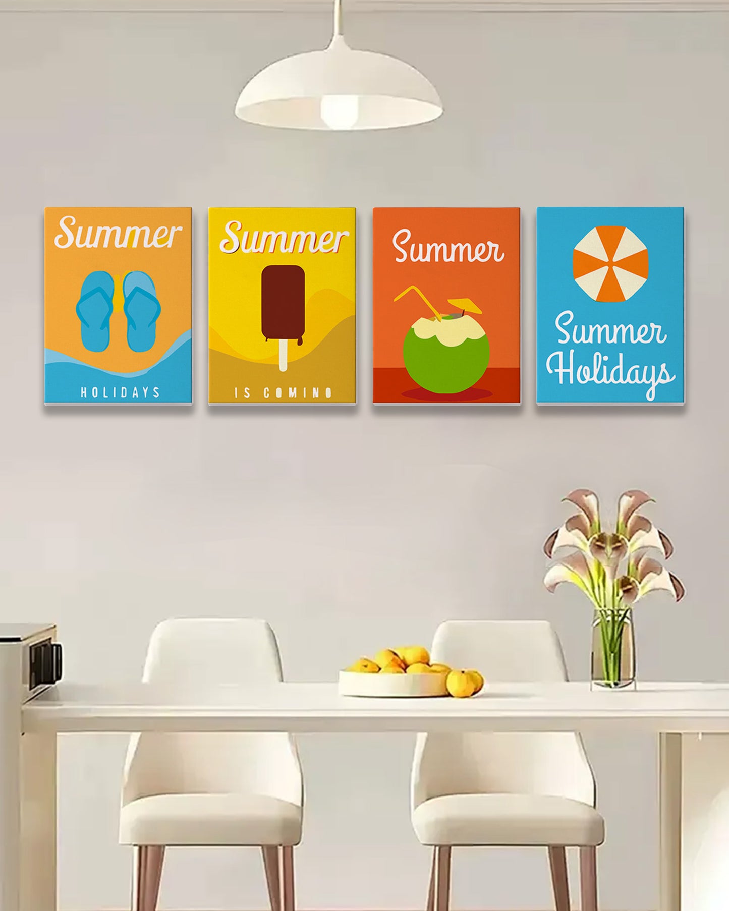 6 Pack Paint by Numbers Kits ( Summer Theme)