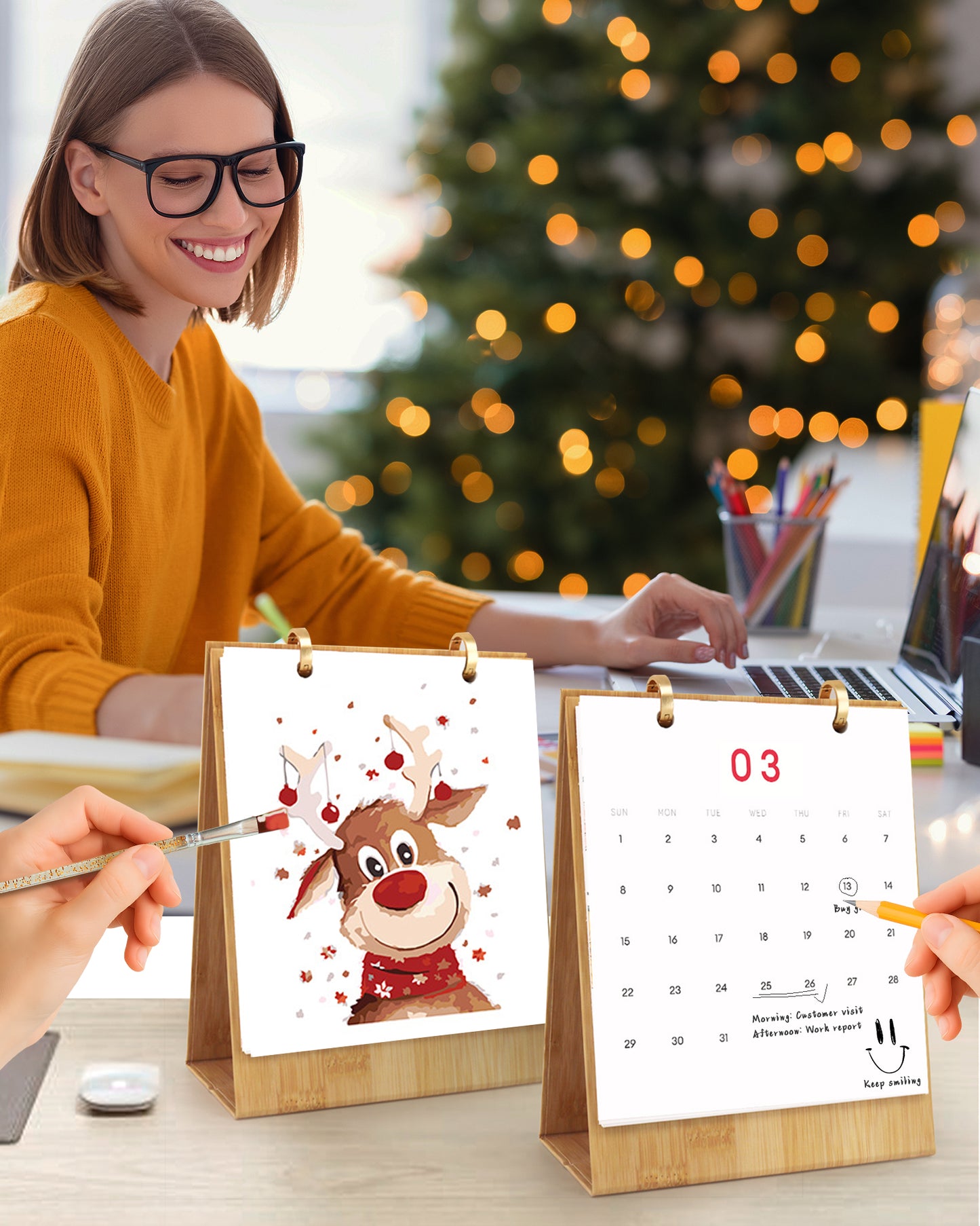 2026 Paint by Numbers Calendar (Christmas)