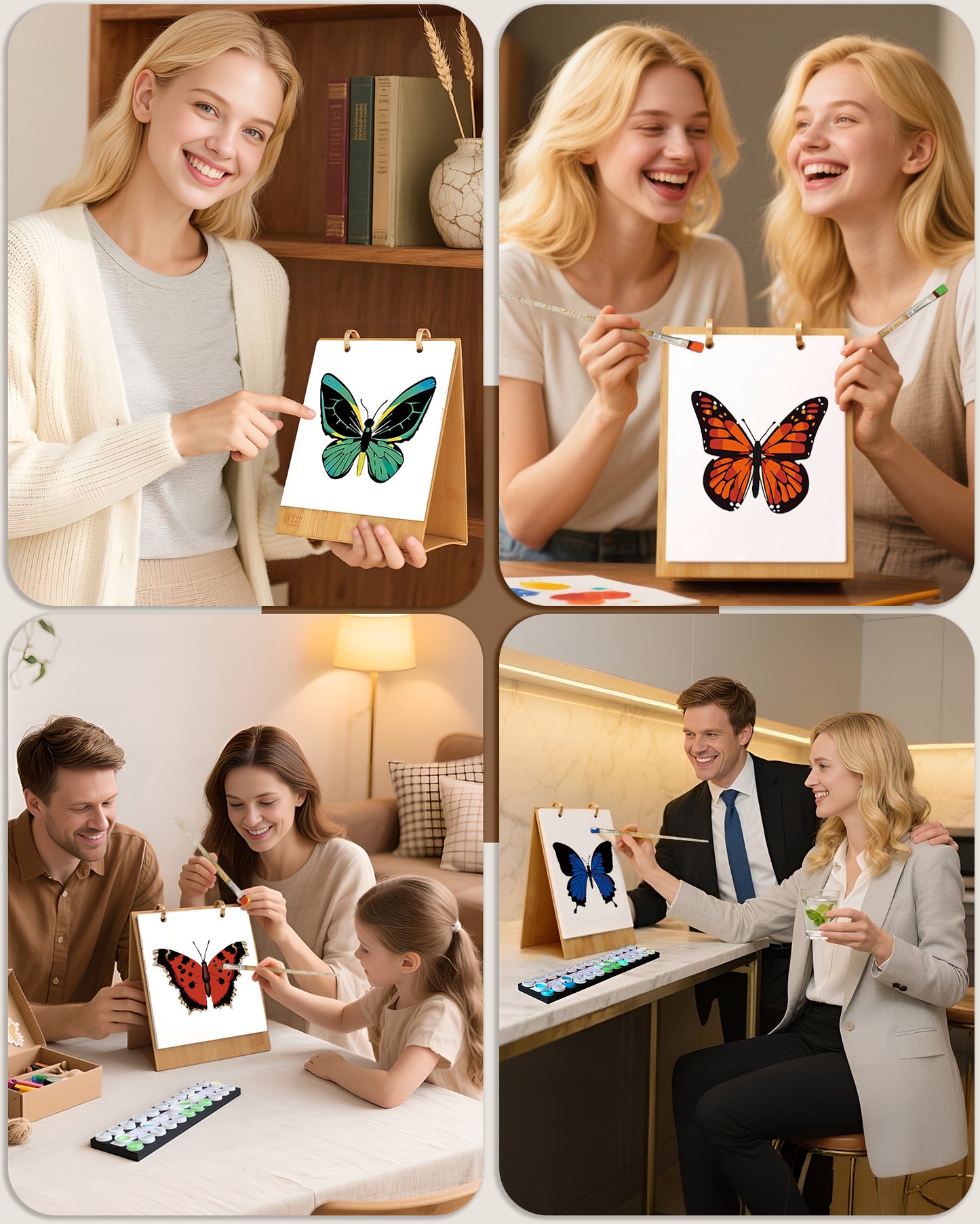 2026 Paint by Numbers Calendar (Butterflies)