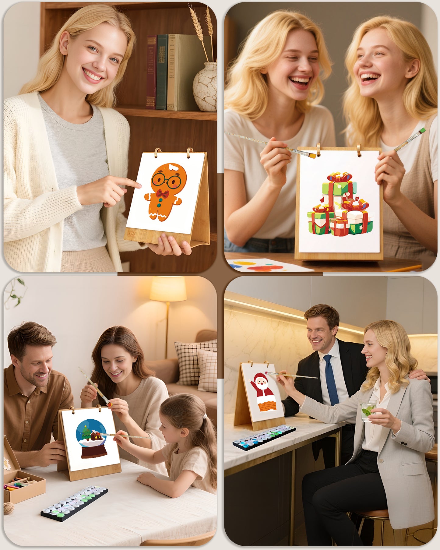 2026 Paint by Numbers Calendar (Christmas)