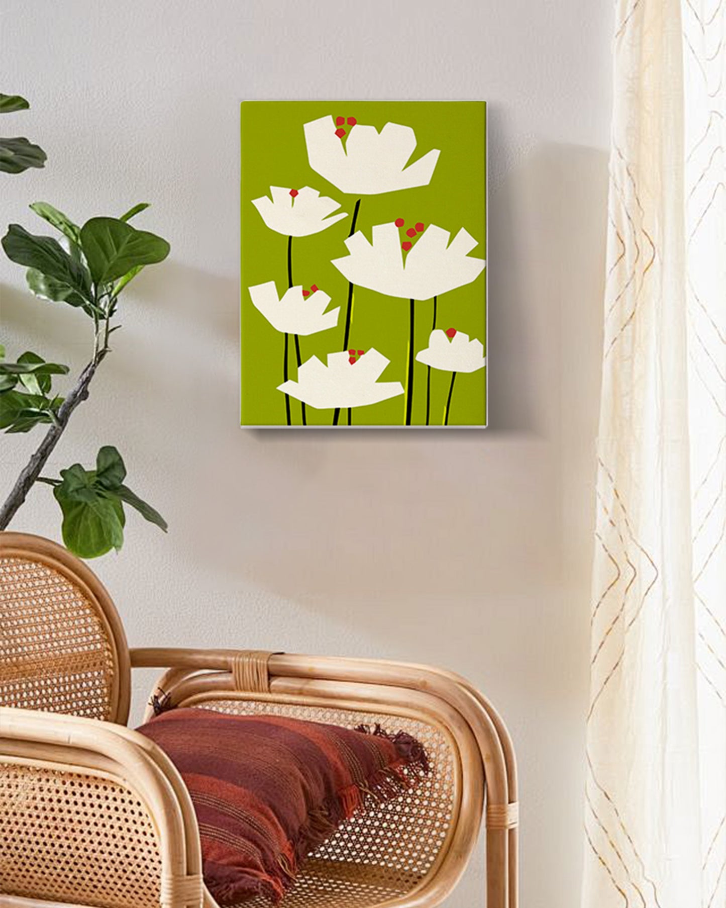6 Pack Paint by Numbers Kits (Modern Floral)