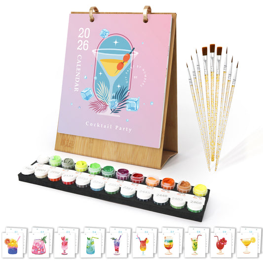 2026 Paint by Numbers Calendar (Soda)