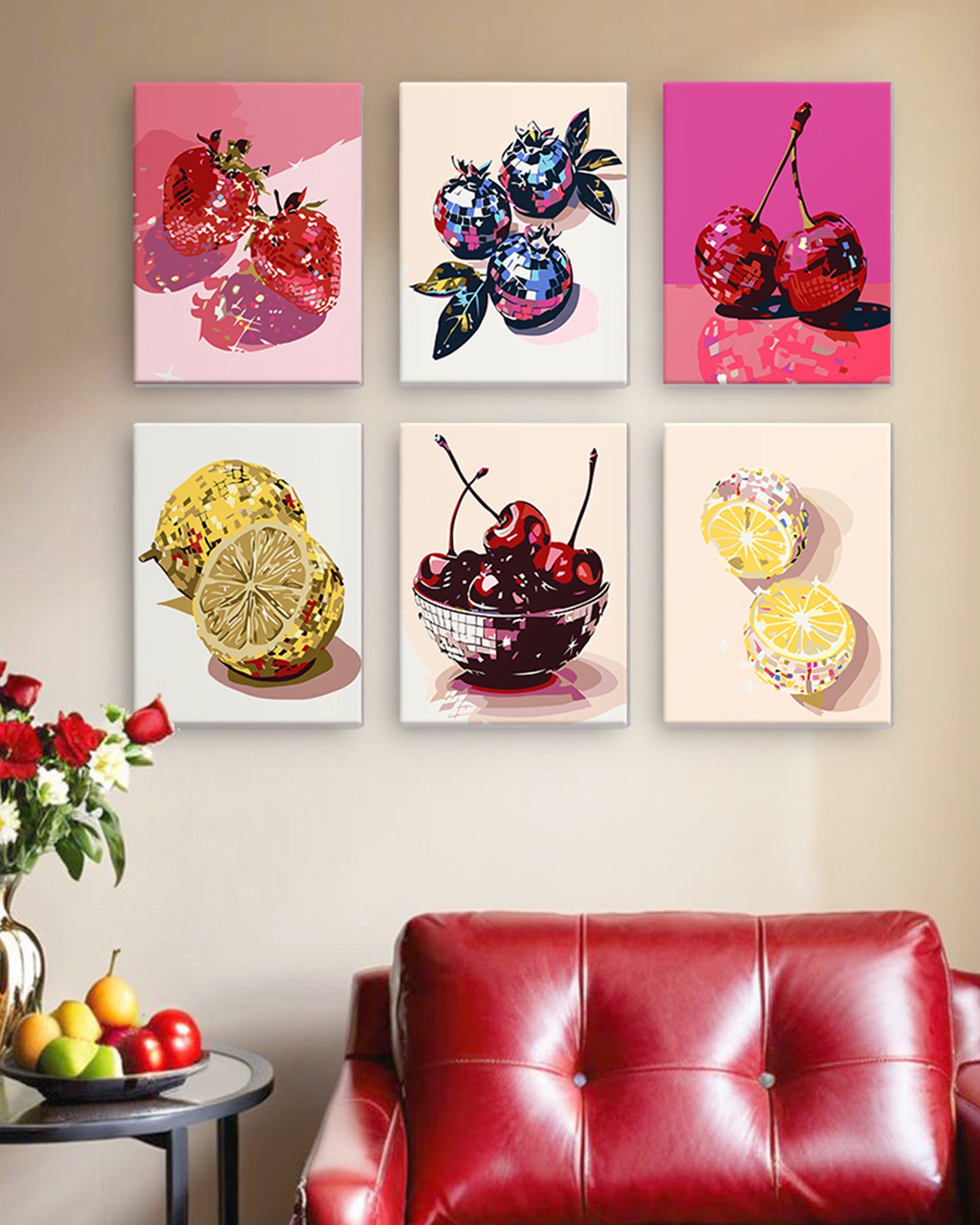 6 Pack Paint by Numbers Kits (Disco Ball)
