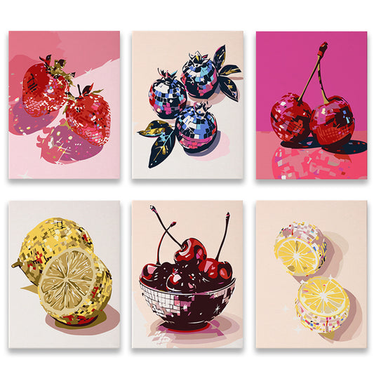 6 Pack Paint by Numbers Kits (Disco Ball)