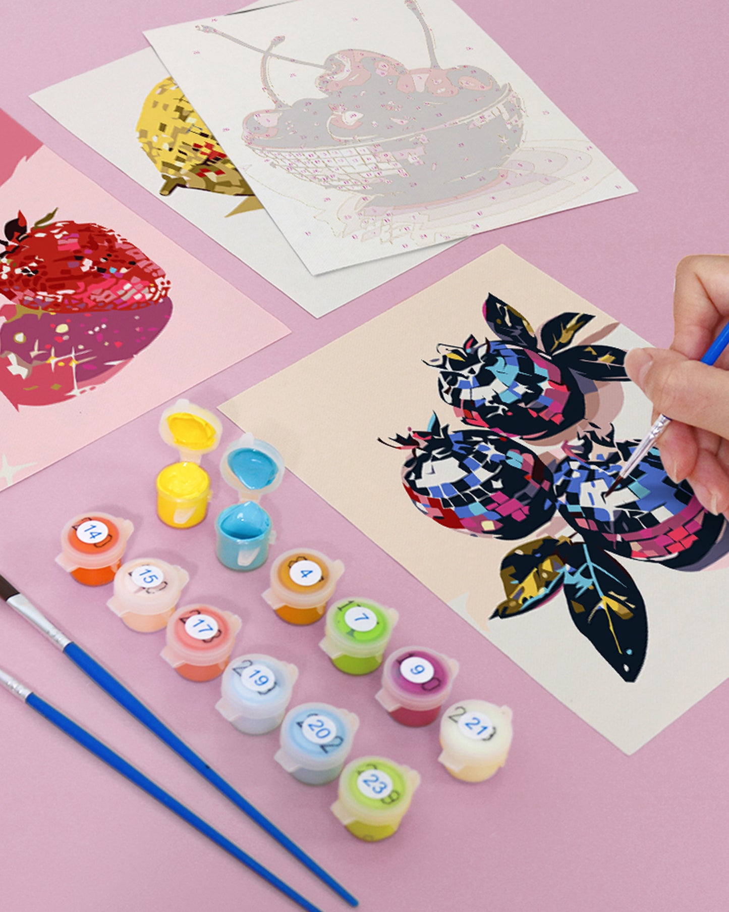 6 Pack Paint by Numbers Kits (Disco Ball)