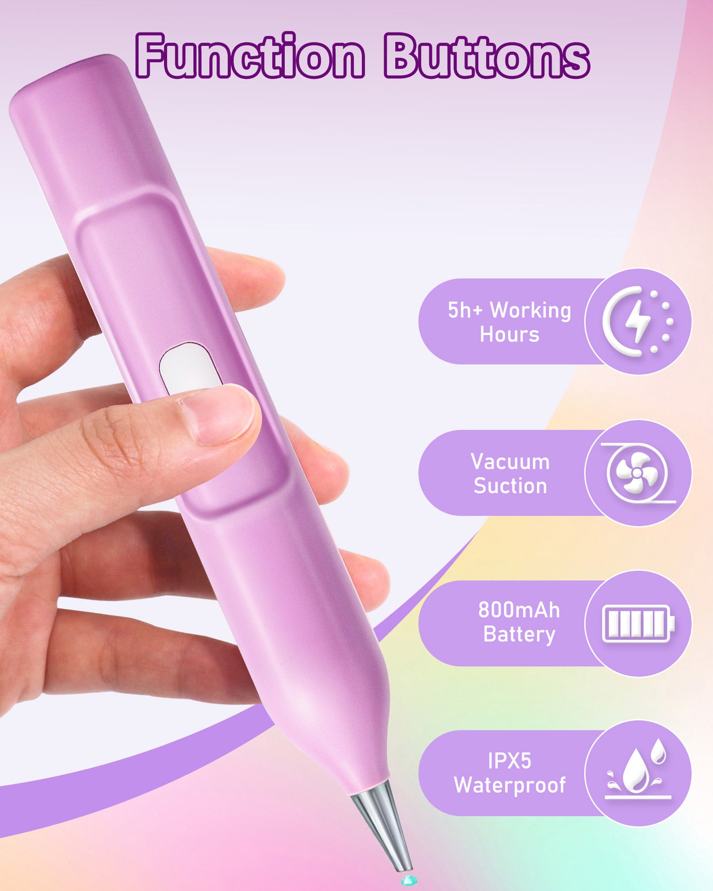 Electric Diamond Art Pen (White)