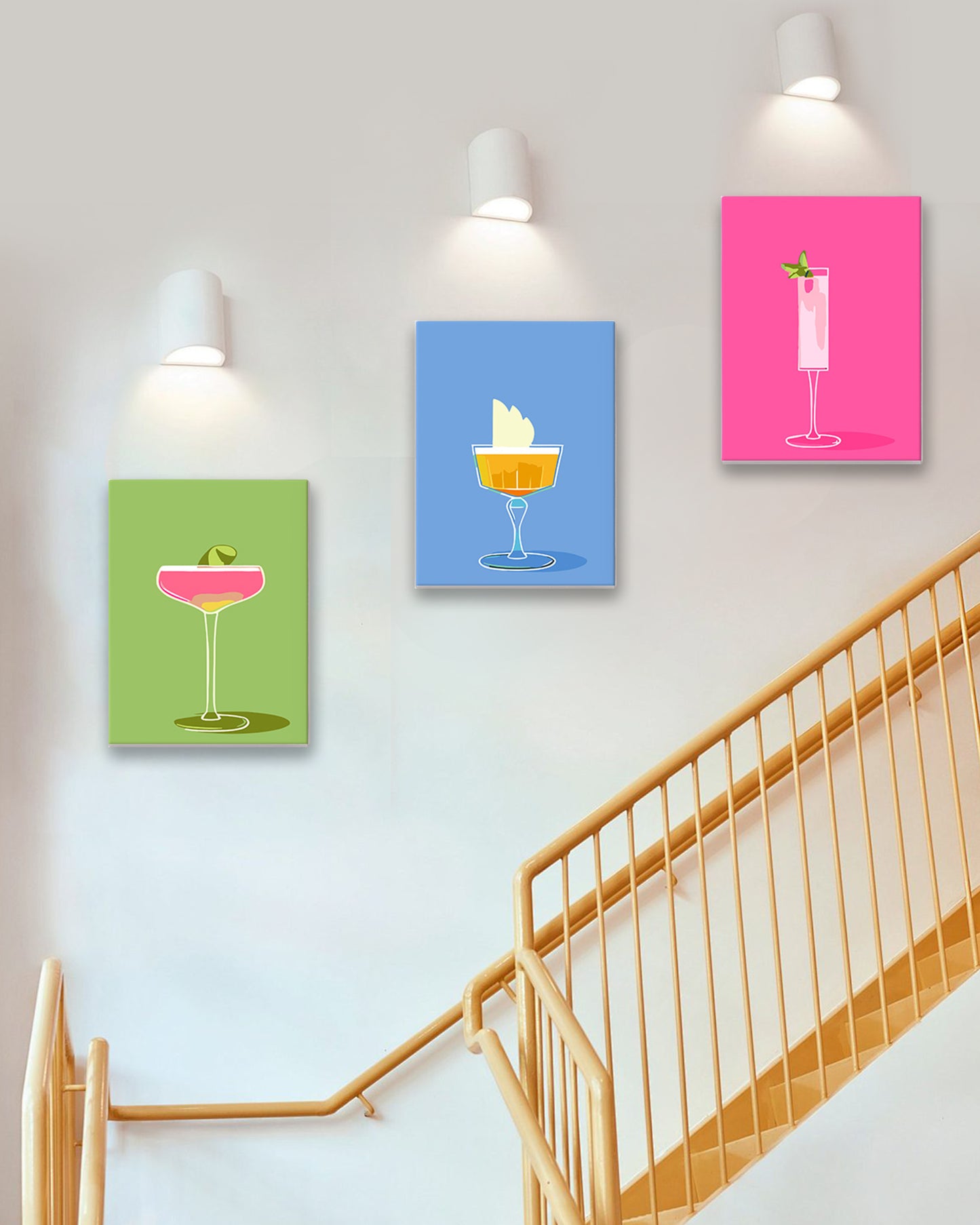 6 Pack Paint by Numbers Kits (Cocktail )