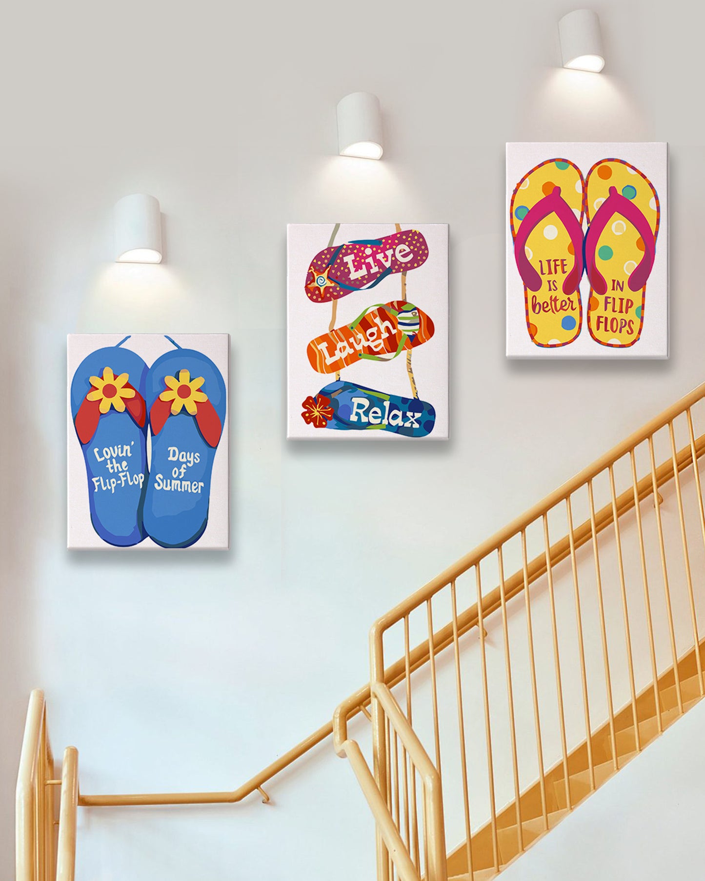 6 Pack Paint by Numbers Kits (Flip-Flop)