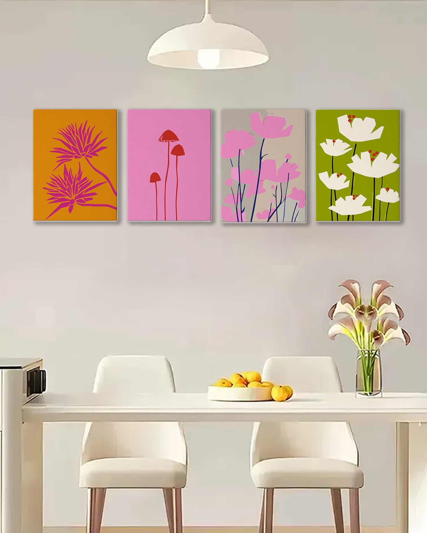 6 Pack Paint by Numbers Kits (Modern Floral)