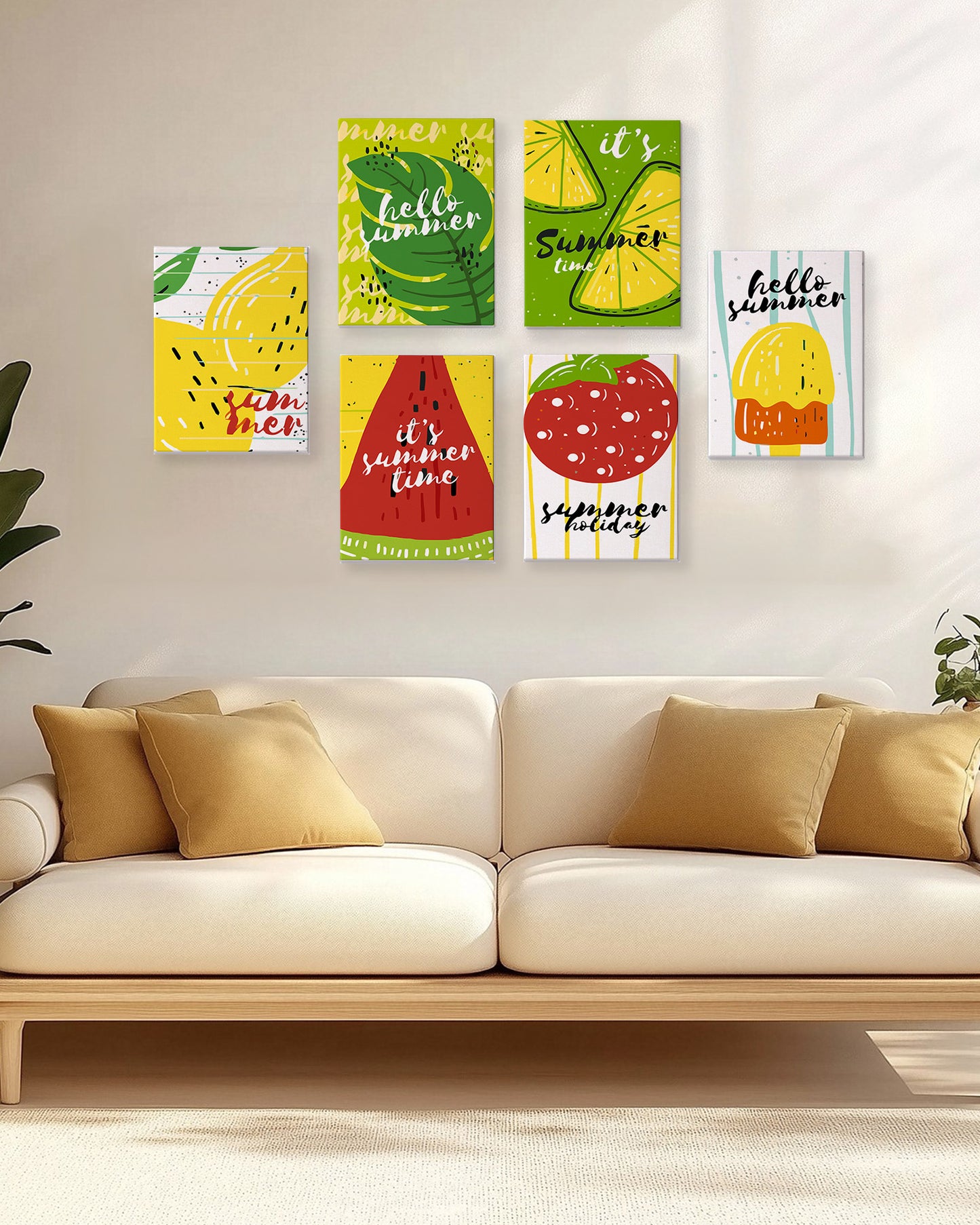 6 Pack Paint by Numbers Kits (Summer Fruit)
