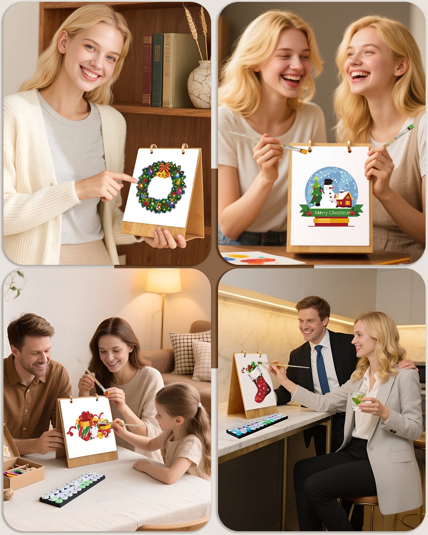 2026 Paint by Numbers Calendar (Reindeer)